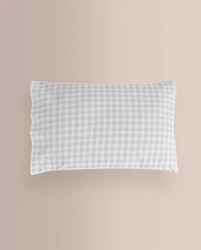 JUEGO SABANAS TELA 150 HILOS ELIA GRIS DON ALGODON 90 cm