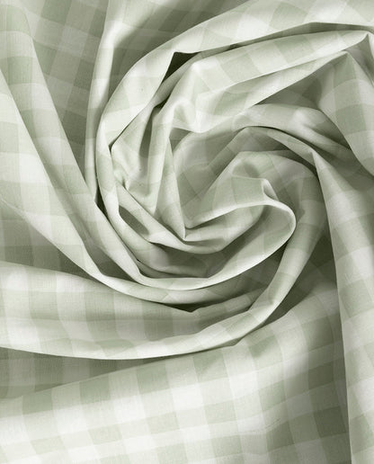 JUEGO SABANAS TELA 150 HILOS ELIA VERDE DON ALGODON 105 cm