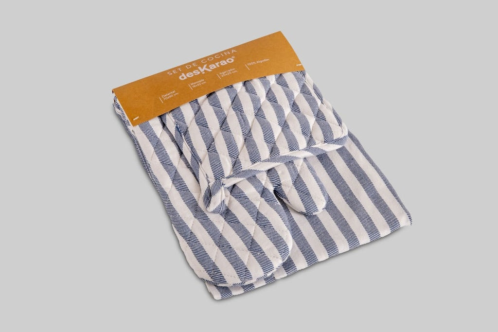 Set de Cocina Lines Azul – Deskarao