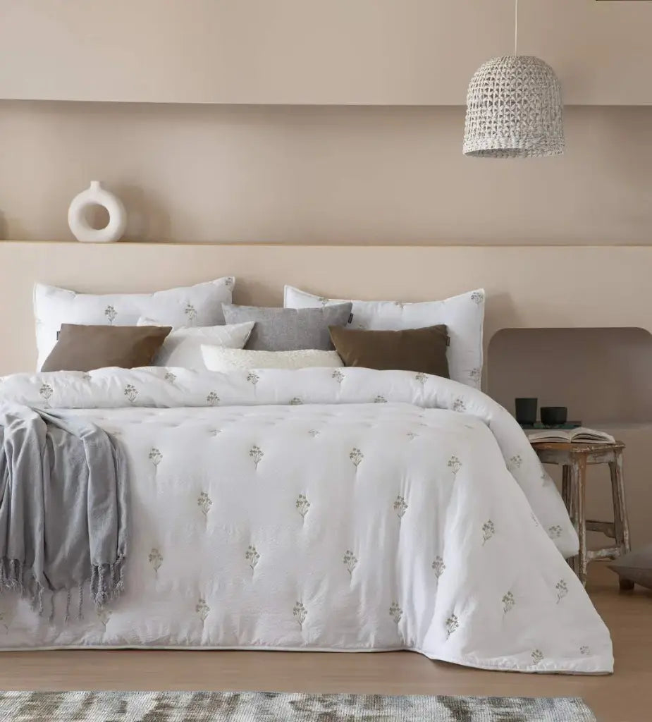 COLCHA BOUTI IM NADINE GRIS FUN&DECO 150 cm