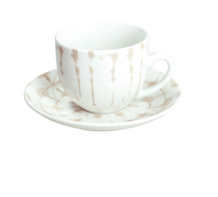 Tazas de Té con Plato Mallorca – Set 6 Piezas – Porcelana – Tognana