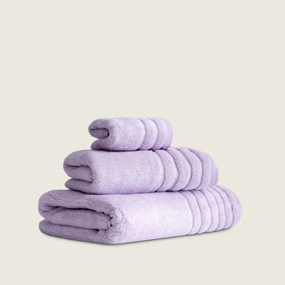 TOALLA 600GR ZERO TWIST LAVANDA DON ALGODÓN 70x140 cm