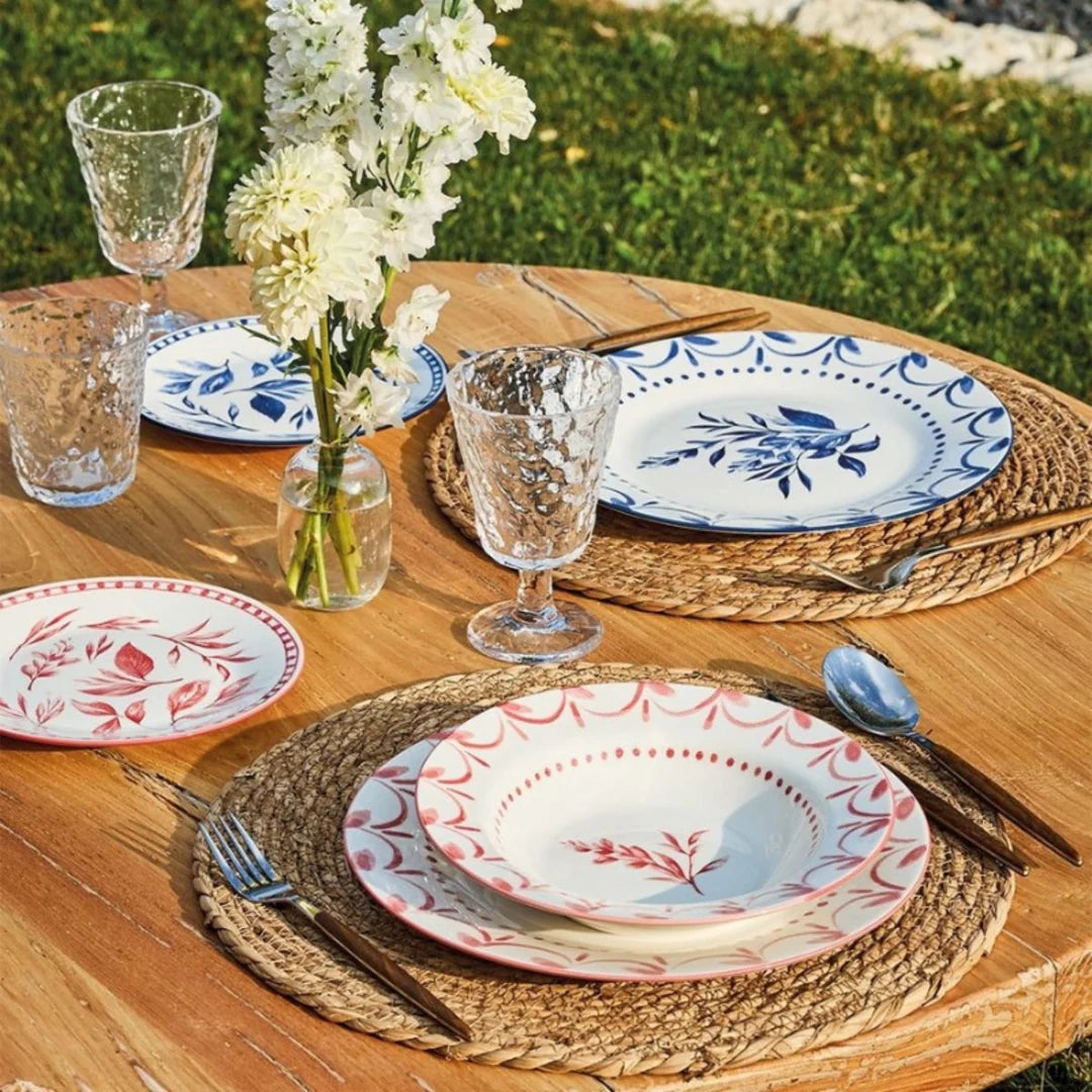 Vajilla Loira Coral 18 Piezas – Porcelana – Tognana Diseño Italiano