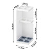 Paragüero Esquina 6718 – Blanco 30×11 cm – Acero + Polipropileno