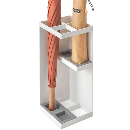Paragüero Esquina 6718 – Blanco 30×11 cm – Acero + Polipropileno