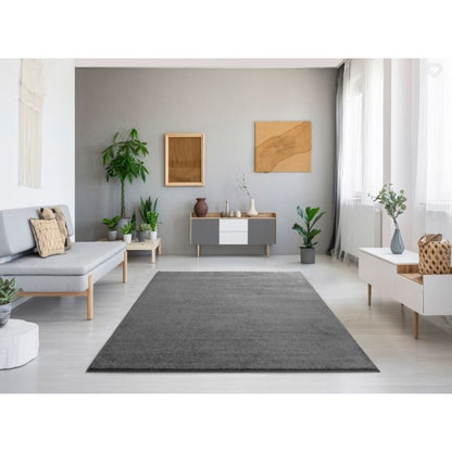 ALFOMBRA LISA – ELEGANCIA Y CONFORT PARA TU HOGAR-GRIS 80x150 CM