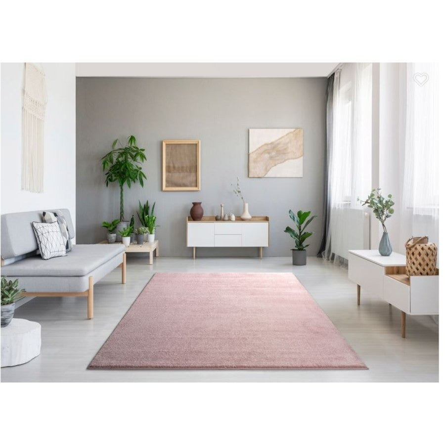ALFOMBRA LISA – ELEGANCIA Y CONFORT PARA TU HOGAR-ROSA 200x290 CM