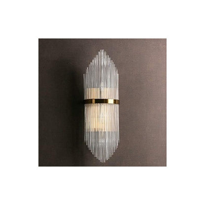 Aplique DOLHAN, Metal Dorado con Cristal