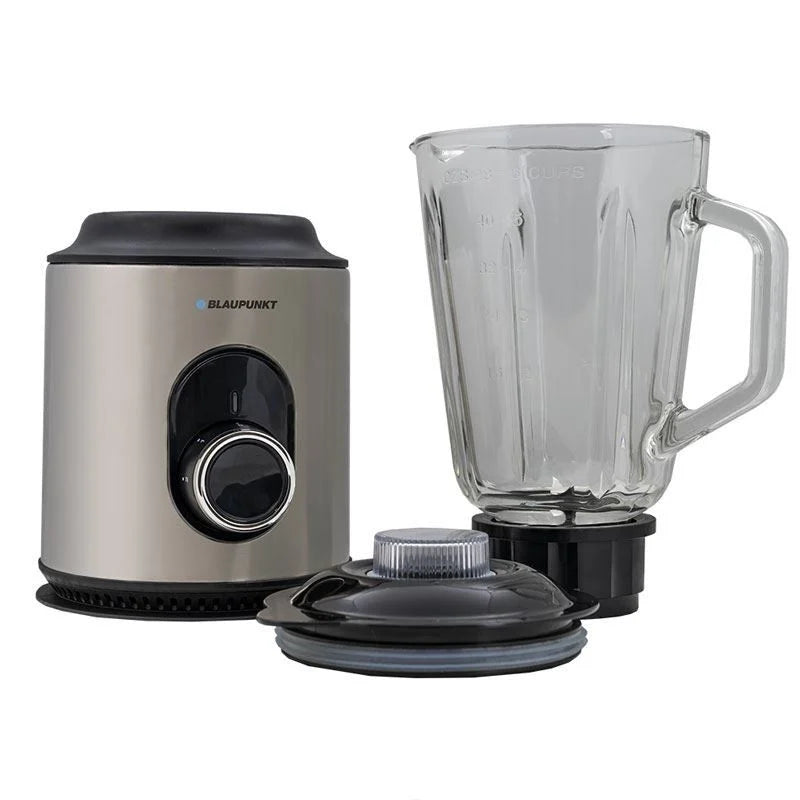 Batidora de Vaso Blaupunkt BP4002 - 1000W, 3 Velocidades, 1.5L, Vaso de Cristal