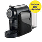 Cafetera Delta Q Qool Evolution Negra + 80 Cápsulas QALIDUS | Espresso y Café Largo
