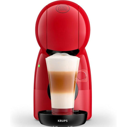 Cafetera Krups Dolce Gusto Piccolo XS | Roja | 15 Bares | Manual | Bebidas Calientes y Frías