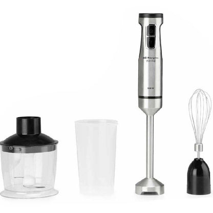 Batidora de Mano Orbegozo BT 5015 | 1500W | Velocidad Ajustable | Accesorios Incluidos | Hoja de Acero Inoxidable