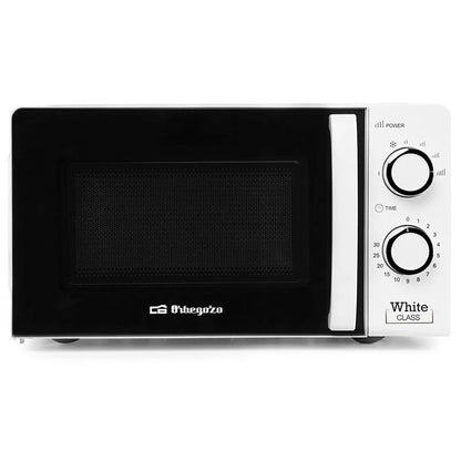 Microondas Orbegozo MI 2115 | 700W | 20L | Blanco | Eficiencia y Estilo para tu Cocina