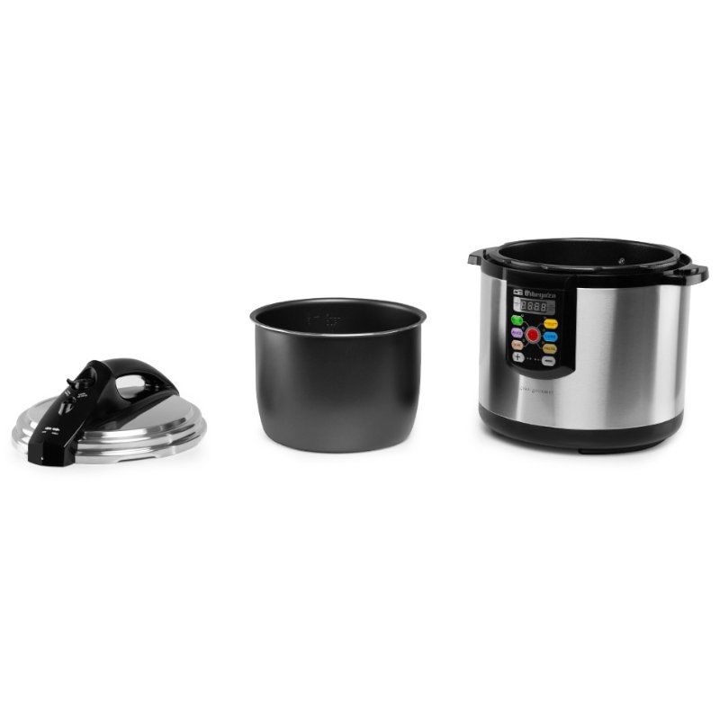 Olla a Presión Eléctrica Programable Orbegozo HPE 6075 – 1000W, Capacidad 6L