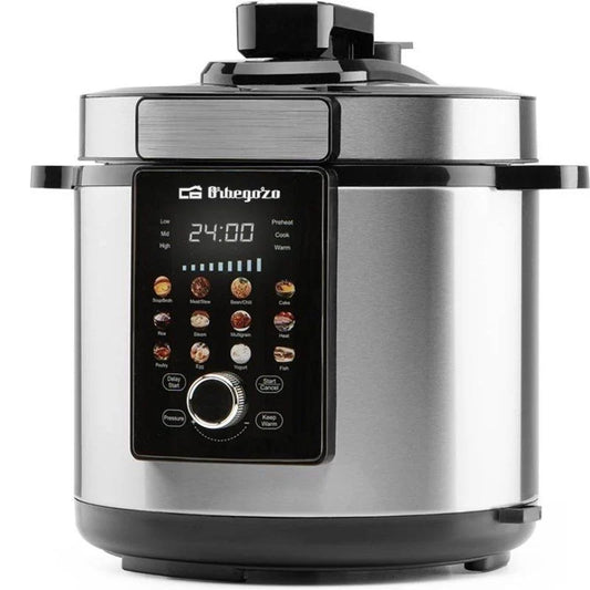 Olla Programable Orbegozo HPE 6500 – 1000W, Capacidad 6L, 12 Programas