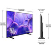 Smart TV Samsung Crystal UHD TU50U8005FU 50” 4K | Crystal Processor 4K | HDR10+ | Tizen
