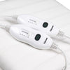 Manta Eléctrica Tristar BW-4752 Blanca 120W para 2 Personas con 2 Zonas de Calor