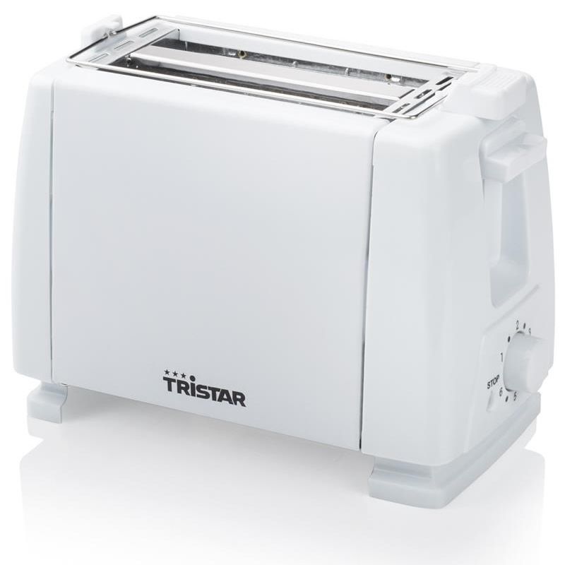Tostador Tristar BR-1009 | 650W | 2 Ranuras | 6 Niveles de Tostado | Blanco