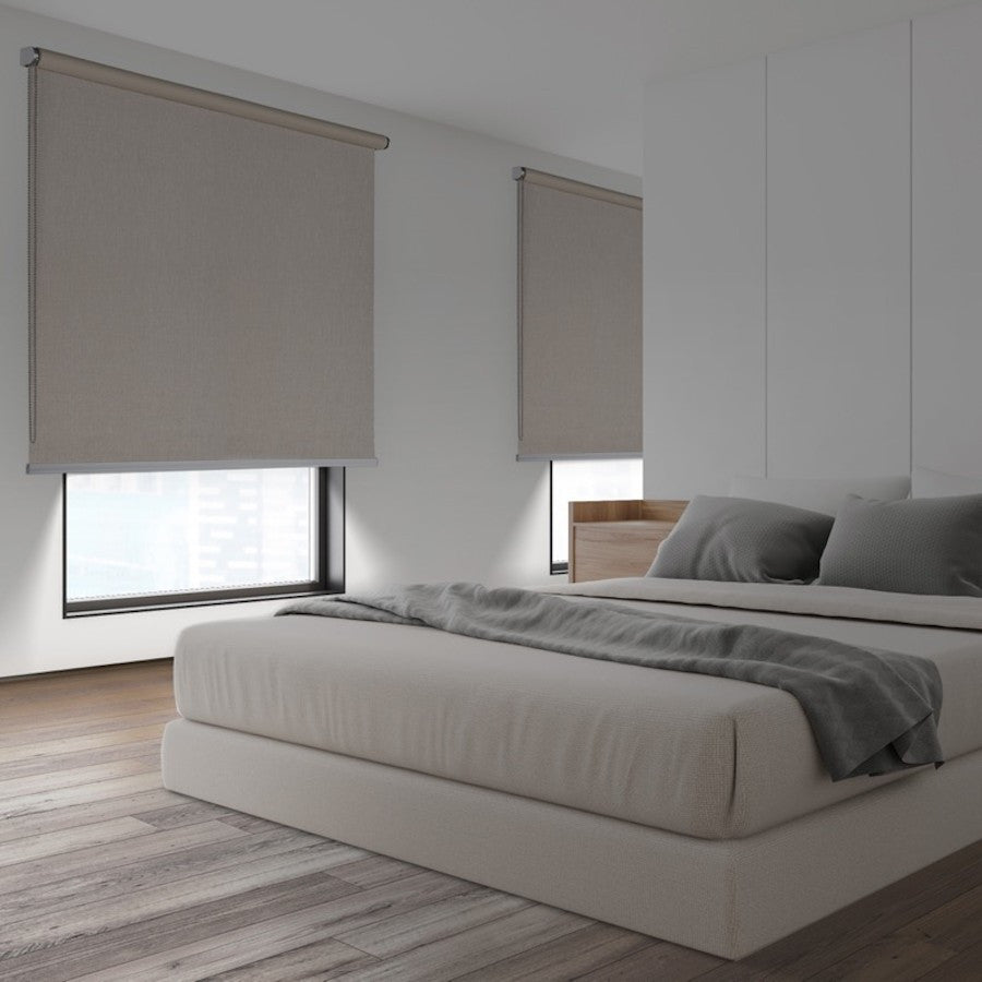 ENROLLABLE OPACO JASPEADO BEIGE 140x260 cm