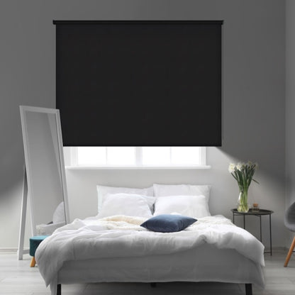 ESTOR OPACO ENROLLABLE — NEGRO 100x250 CM