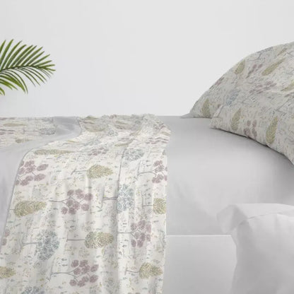 JUEGO DE SABANAS TELA 544 GRIS BURRITO BLANCO 150 cm