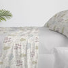 JUEGO DE SABANAS TELA 544 GRIS BURRITO BLANCO 150 cm