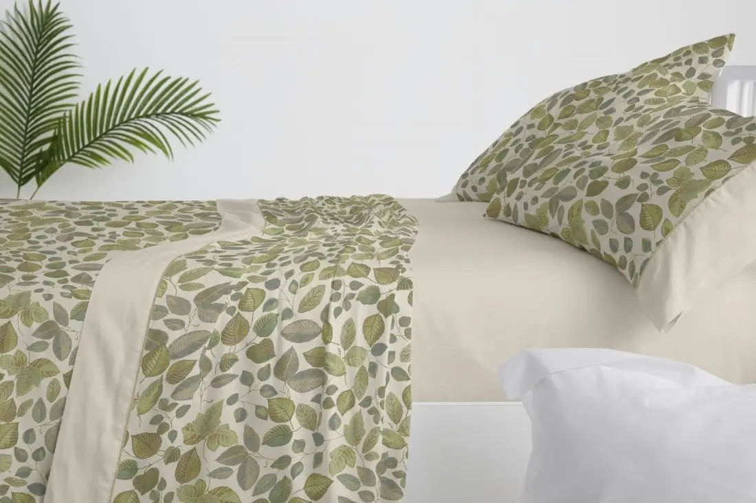 JUEGO DE SABANAS TELA 049 MUSGO BURRITO BLANCO 150/160 cm