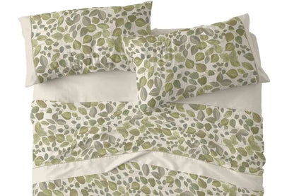 JUEGO DE SABANAS TELA 049 MUSGO BURRITO BLANCO 135 cm