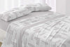 JUEGO DE SABANAS TELA 142 GRIS BURRITO BLANCO 135 cm