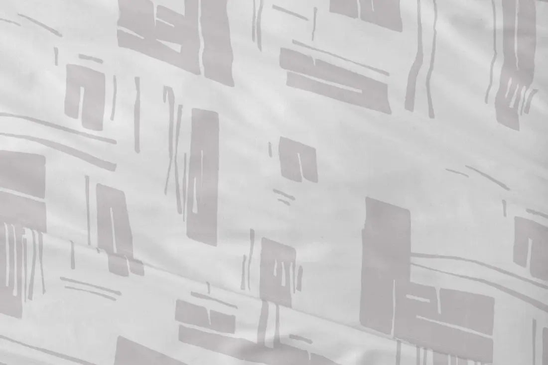 JUEGO DE SABANAS TELA 142 GRIS BURRITO BLANCO 135 cm