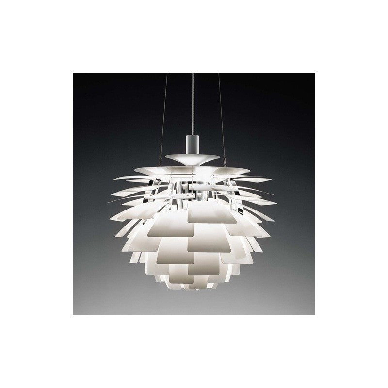 Lámpara ARTIC, aluminio, blanca, 48 cms. de diámetro