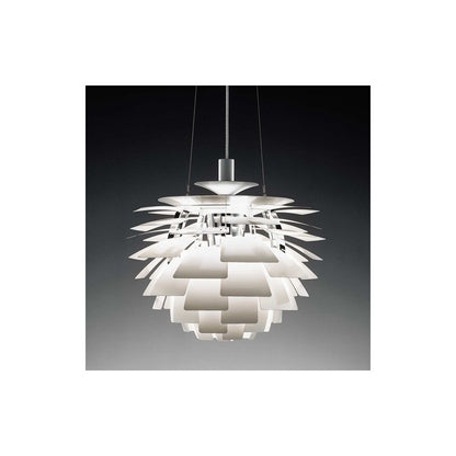 Lámpara ARTIC, aluminio, blanca, 48 cms. de diámetro