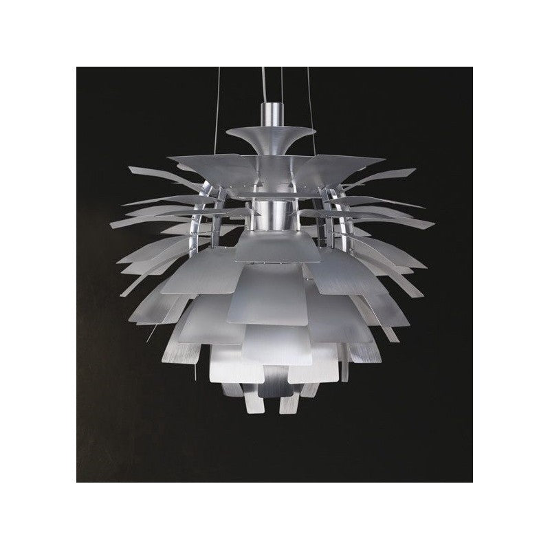 Lámpara ARTIC, aluminio, plata, 48 cms. de diámetro