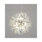 Lámpara FORNAX Colgante, Metal Cromado y Cristal 50 cm