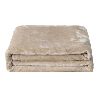 MANTITA LISA PARA SOFÁ GRANDE – SUAVIDAD Y CONFORT - BEIGE 140x200 CM