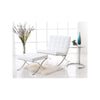 Mesa EG NEW, regulable, acero inoxidable y cristal, 50 cms de diámetro