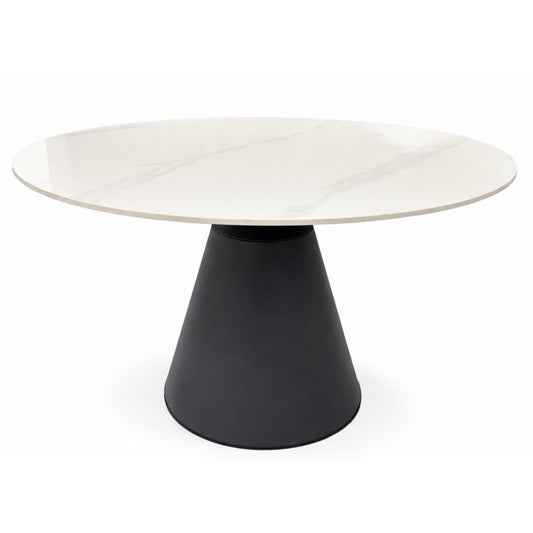 Mesa Naida Metal con Tapa de Cerámica 120 cm – Diseño Moderno