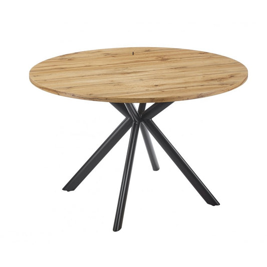 Mesa OLITE 120R de Metal y Madera Vintage – 120 cm