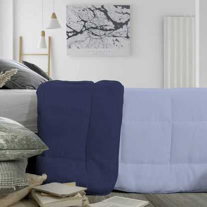 EDREDON NÓRDICO CALIFORNIA 350 BICOLOR AZUL ICELANDS 250x270 cm