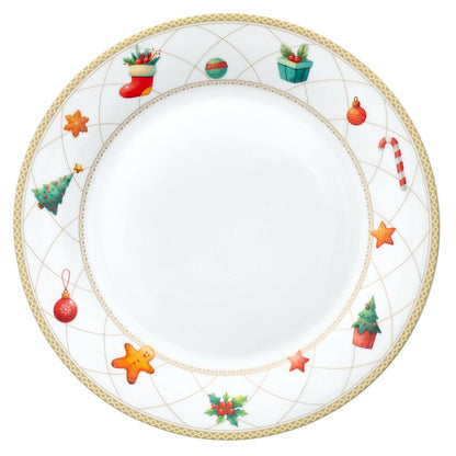 Vajilla Christmas Fairy Tale 18 Piezas – Porcelana – Tognana Diseño Navidad