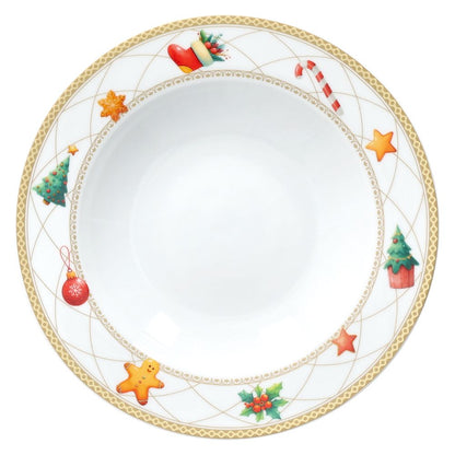 Vajilla Christmas Fairy Tale 18 Piezas – Porcelana – Tognana Diseño Navidad
