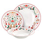 Vajilla Winter Folk 18 Piezas – Porcelana – Tognana Diseño Navidad