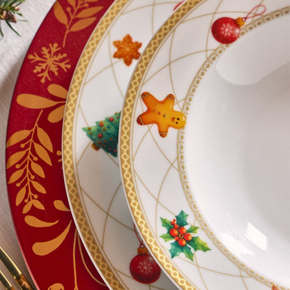 Vajilla Christmas Fairy Tale 18 Piezas – Porcelana – Tognana Diseño Navidad