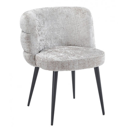 Silla Berg Metal con Tapizado Cremona Gris – Diseño Moderno