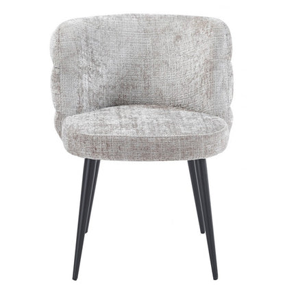 Silla Berg Metal con Tapizado Cremona Gris – Diseño Moderno