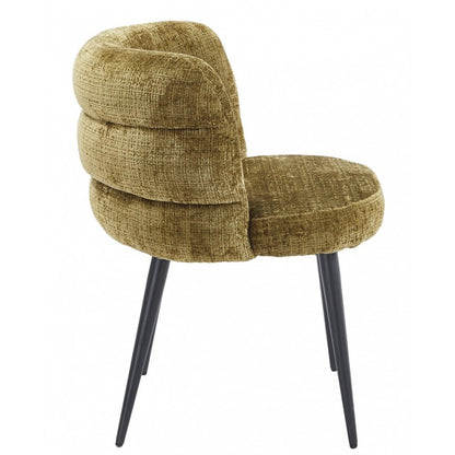 Silla Berg Metal con Tapizado Cremona Verde – Diseño Moderno