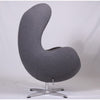 Sillón EG, fibra de vidrio, basculante, tapizado cachemir gris oscuro