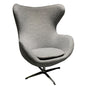 Sillón EG, tapizado cachemira gris 51