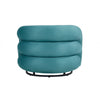Sillón KARLOVY, tapizado velvet turquesa