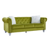 Sofá CHESTER STYLE, 3 plazas, tapizado velvet verde 38